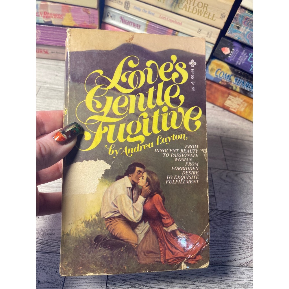 Loves Gentle Fugitive by Andrea Layton Romance Paperback Book 1978 Playboy Press